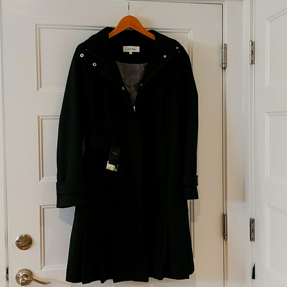 Calvin Klein Wool Trench Coat